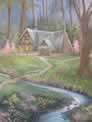 Kids Mural, Forest Cottage Theme